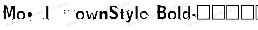 Mogul CrownStyle Bold字体转换